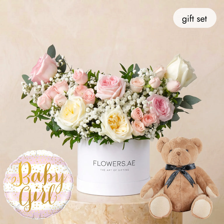 Baby Petite Pastel Hatbox (Gift Set)