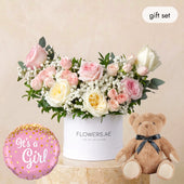 Baby Petite Pastel Hatbox (Gift Set)