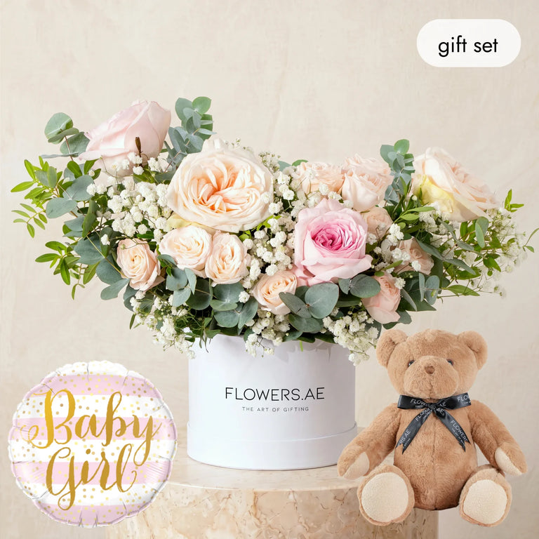 Baby Petite Pastel Hatbox (Gift Set)