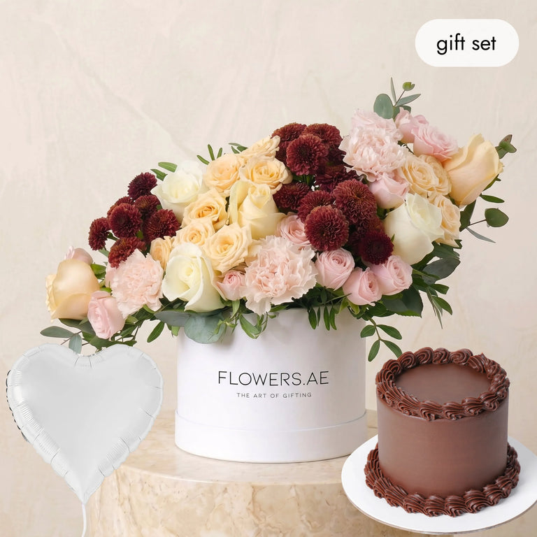 Birthday Petite Dune Hatbox (Cake Gift Set)