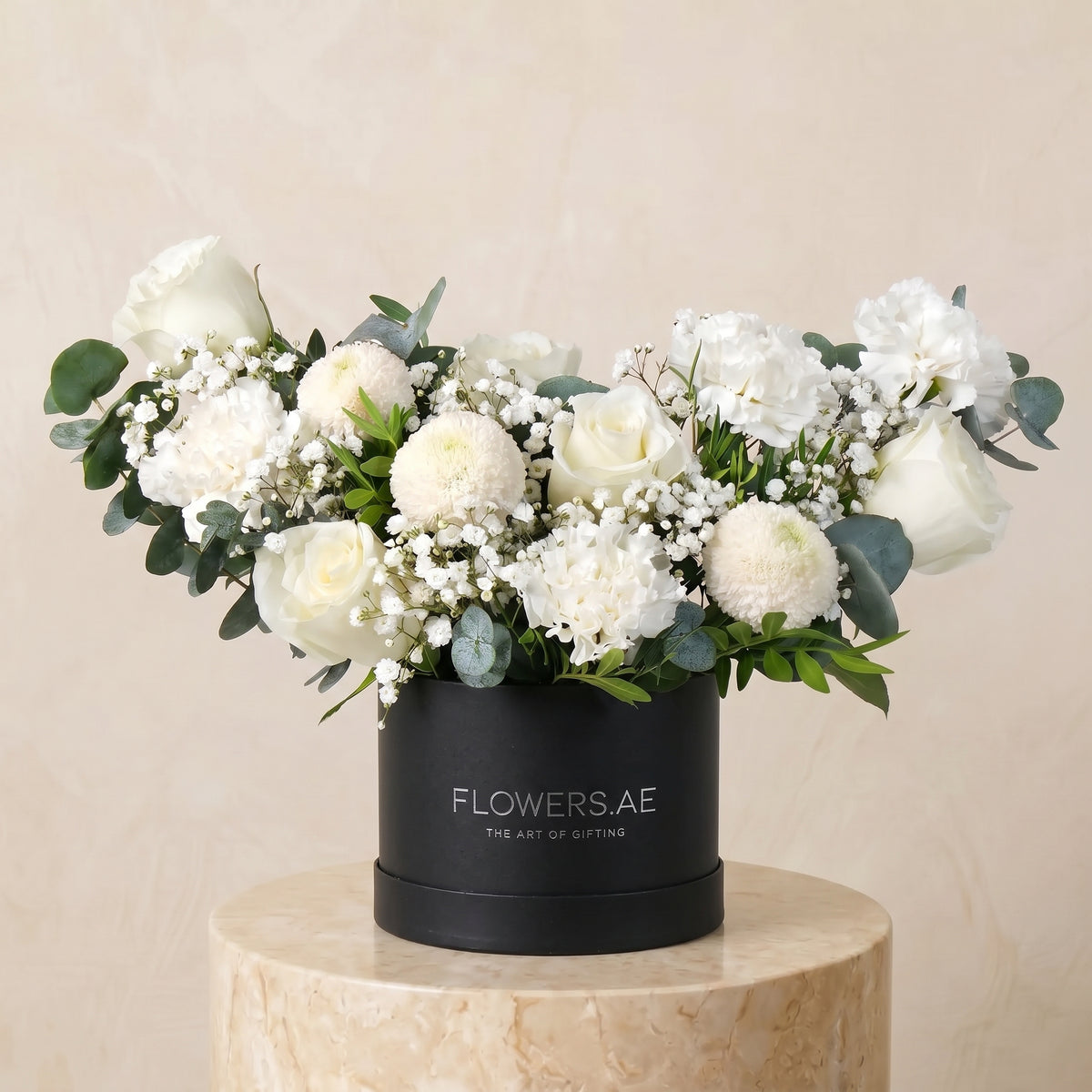 Petite Ivory Hatbox