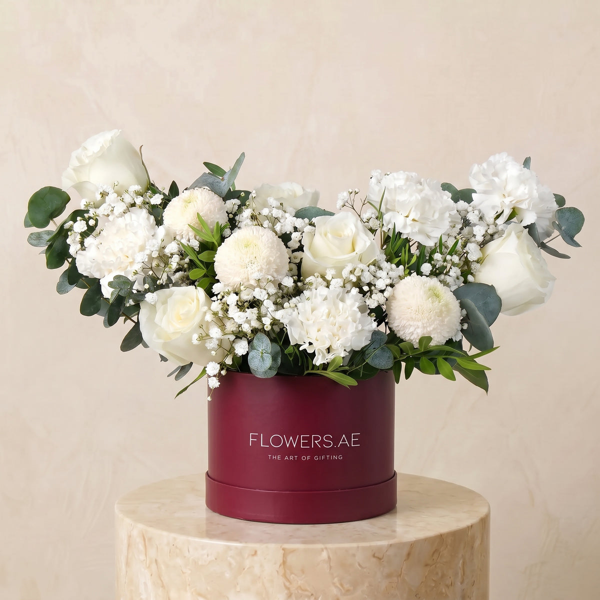 Petite Ivory Hatbox