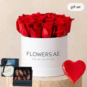 Anniversary Petite Red Roses (Gift Set)