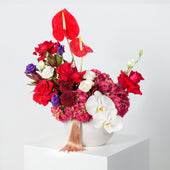 Elegant Red Vase