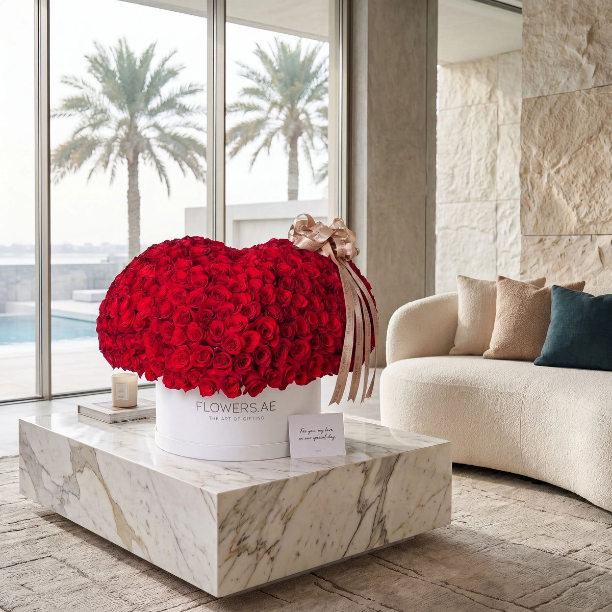 Anniversary 3D Heart - XXL Hatbox