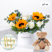 Baby Petite Skylight Hatbox (Gift Set)