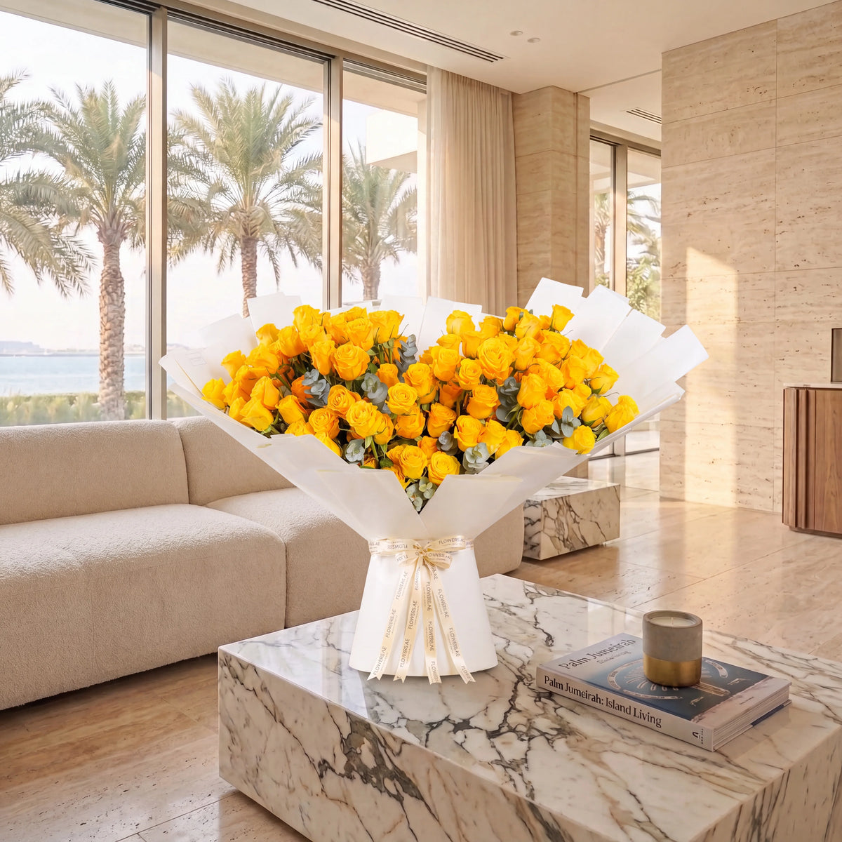 200 Yellow Roses