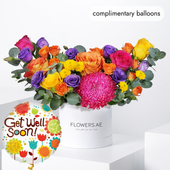 Get Well Petite Vibrant Hatbox