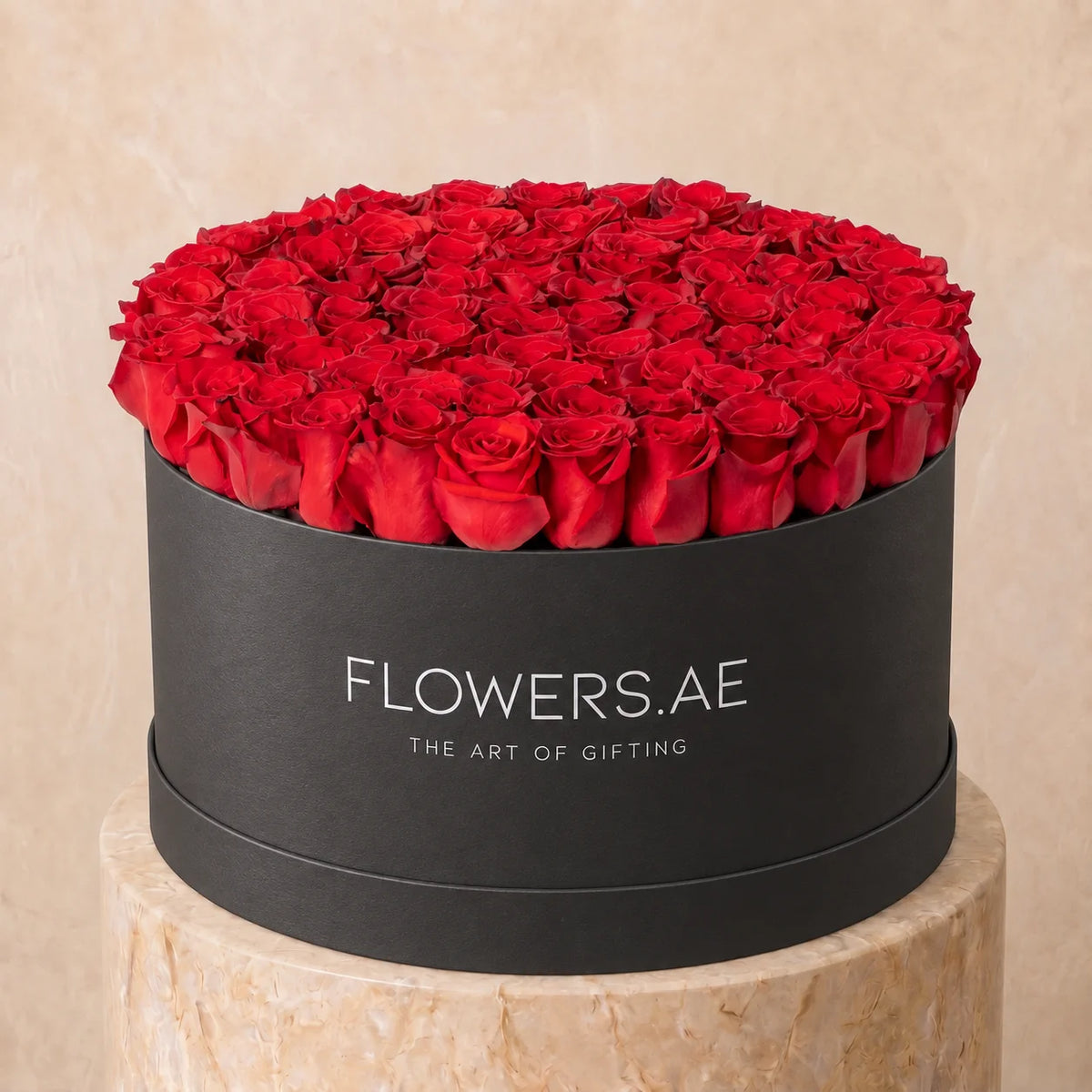 XXL Red Roses Hatbox