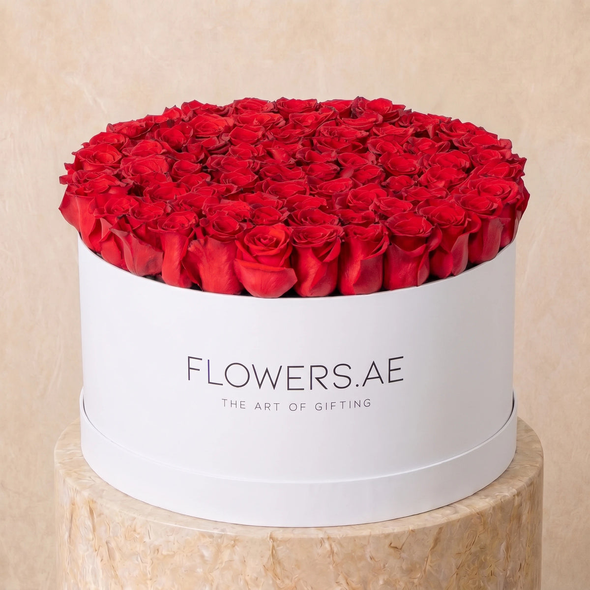 XXL Red Roses Hatbox