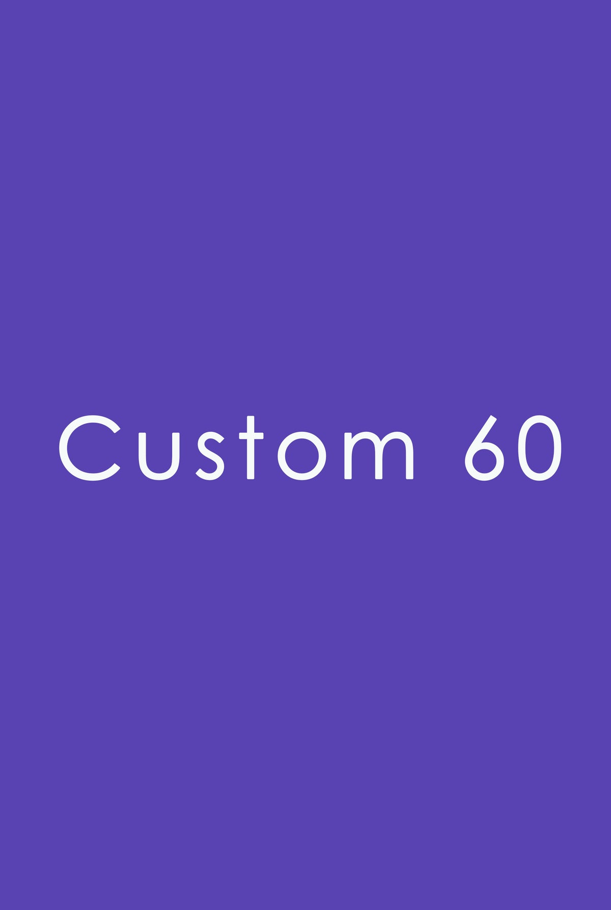 Custom 60 AED